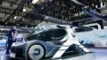 Visitors watch a land-and-air vehicle displayed at the 2024 Beijing International Automotive Exhibition in Beijing, China. Photo by Xinhua/Zhang Chenlin.