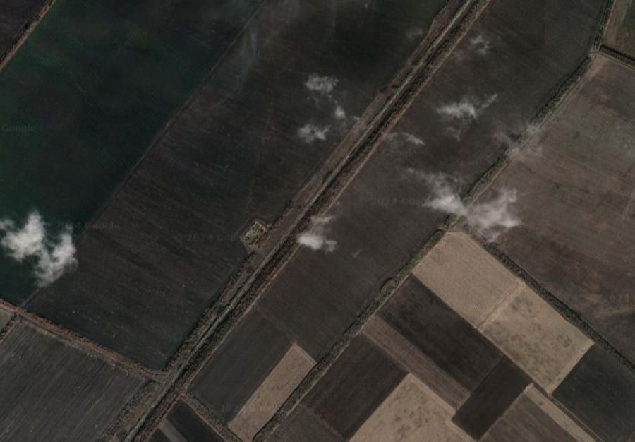 Супутникове зображення місцевості, показаної на відео. Фото: Google Maps