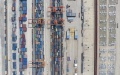 A view of Xi'an International Port in Xi'an, northwest China's Shaanxi Province. Photo by Xinhua/Shao Rui.