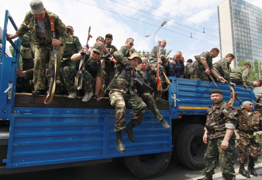 Проросійські бойовики. Фото з відкритих джерел