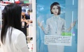 A virtual human based on artificial intelligence (AI) technology answers a question of a visitor at the fourth China International Consumer Products Expo (CICPE) in Haikou, capital city of south China's Hainan Province. Photo by Xinhua/Guo Cheng.