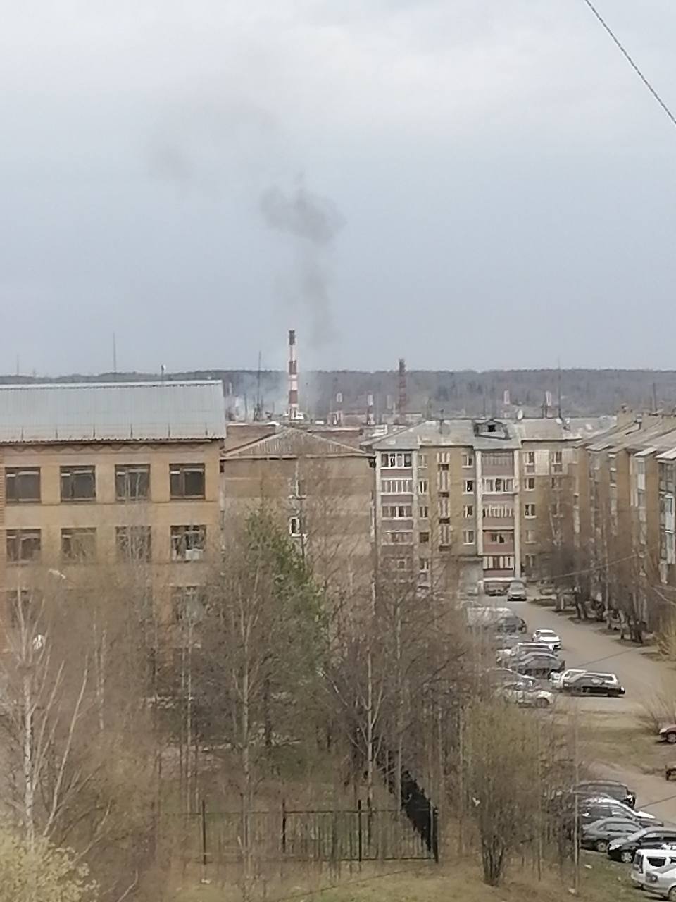 Oil refinery. Ukhta. Photo: t.me/astrapress