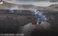 In Iceland, volcanic lava flow swallowed road
