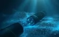 Burying of seabed cable. Photo by Xinhua.