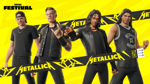 Гурт Metallica у Fortnite. Фото: Epic Games