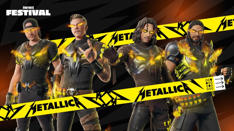 Гурт Metallica у Fortnite. Фото: Epic Games