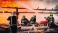 Fire breaks out in Lviv after wreckage of russian attack drone fell