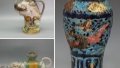 Pieces of cultural relics retrieved from two ancient shipwrecks discovered in the South China Sea. Photo by NCHA/Xinhua.