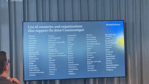16 Ukraine Peace Conference participants do not sign a joint communique – media