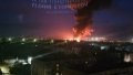 Tanks with oil products near russian Rostov burning due to drone attack