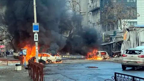 Ракетный удар по Херсону (24.12.2022 р.). Фото: ОПУ
