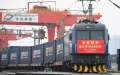 Freight train X8157, which is bound for Malaszewicze, Poland, departs from Xi'an, the capital city of northwest China's Shaanxi Province. Photo by Xinhua/Zhang Bowen.