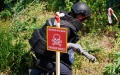 Explosions of delayed cluster munitions recorded in Kyiv. Pyrotechnicians working at scene