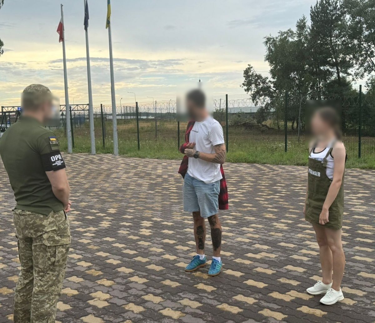 Затримане подружжя. Фото: Західне регіональне управління Держприкордонслужби України-Західний кордон
