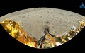 This stitched panoramic image released by the China National Space Administration (CNSA), which was taken with the panoramic camera on the lander of Chang'e-6 probe, shows a view of the lunar surface. Photo by CNSA/Xinhua.