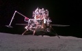 This photo taken and beamed back to Earth autonomously by a mini rover released from the lander-ascender combination of Chang'e-6 probe shows a view of the combination itself on the lunar surface. Photo by CNSA/Xinhua.