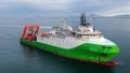 The scientific research ship Tansuo-2 carrying submersible Shenhai Yongshi (Deep Sea Warrior) returning to Sanya of south China's Hainan Province after conducting deep-sea archaeological investigation in the South China Sea. Photo by Xinhua/Guo Cheng.