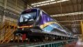 Energy-efficient carbon fiber metro train unveiled in China. Photo by Xinhua.