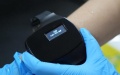 A lab researcher tries the sweat sensor wristwatch in Hefei, east China's Anhui Province, June 20, 2024. Photo by Xinhua/Qu Yan.