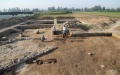 Large-scale building foundations discovered in China. Photo by Xinhua.