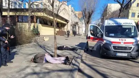 На фото: будинок в Києві по вул. Максимовича, де проживав чекіст Саргатян
