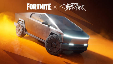 Cybertruck у Fortnite. Фото: Epic Games