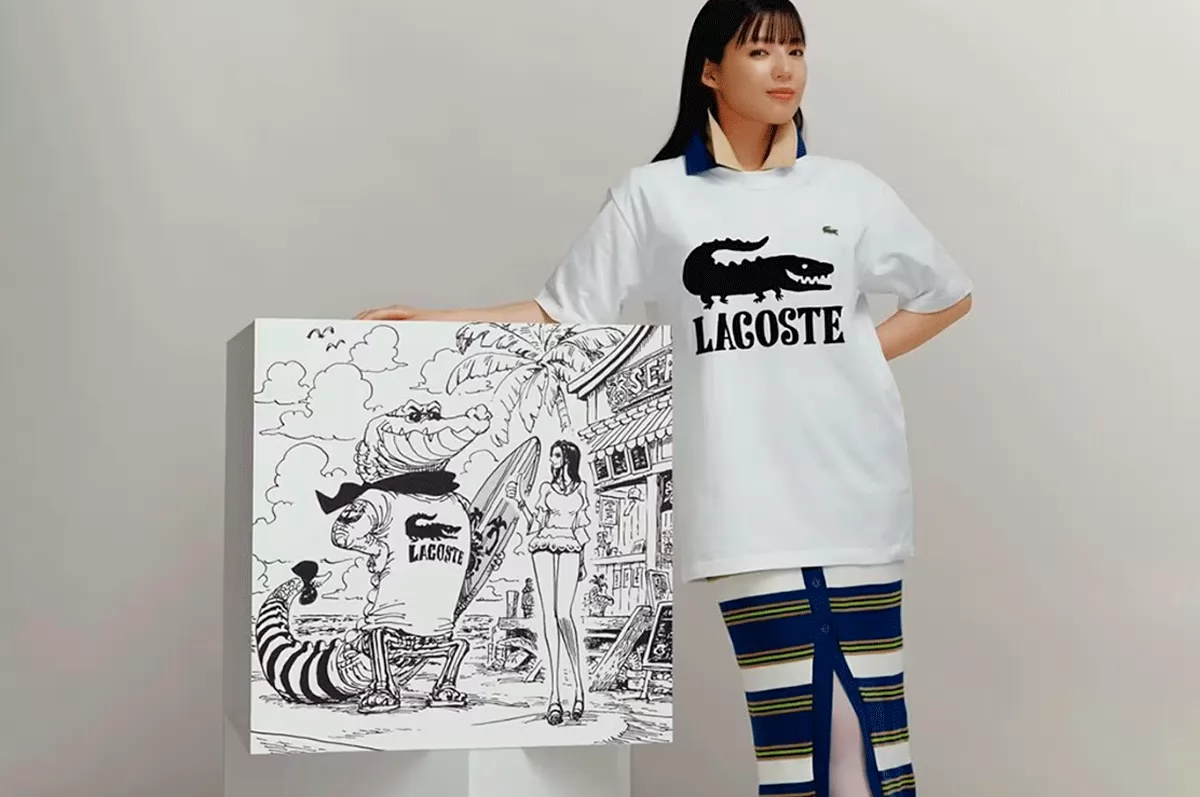 Lacoste присвятив колекцію манзі One Piece. Фото: Lacoste