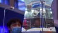 Mineral enriched with water molecules discovered in Chang'e-5 lunar sample. Photo by Xinhua.