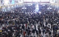 China recorded 423 million railway passenger trips in July. Photo by Xinhua.
