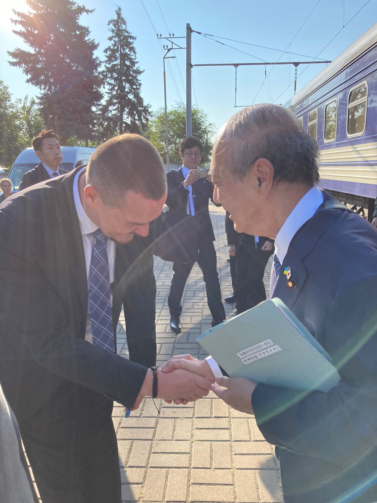 Прибуття Міністра юстиції Японії в Україну. Фото: Х/JPEmbUA
