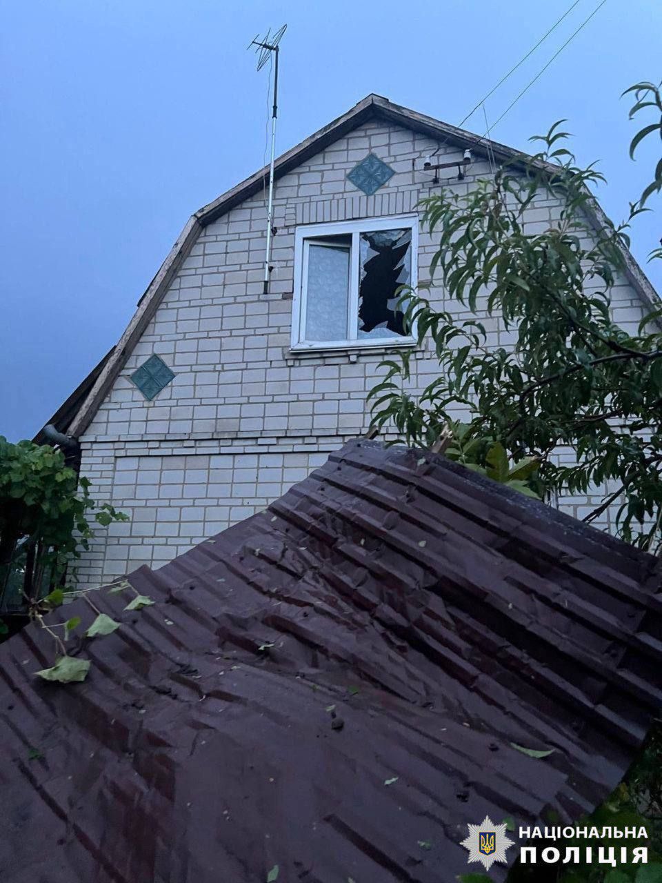 Наслідки російської атаки на Київщині. Фото: Національна поліція