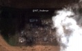 Satellite image of destroyed ammunition depot at Lipetsk airfield attacked at night of August 8-9 published