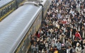 Railway passenger trips in China. Photo by Xinhua.