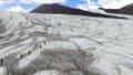 Researchers climbing the Dongkemadi glacier in northwest China's Qinghai Province. Photo by Xinhua/Wu Zhizun.