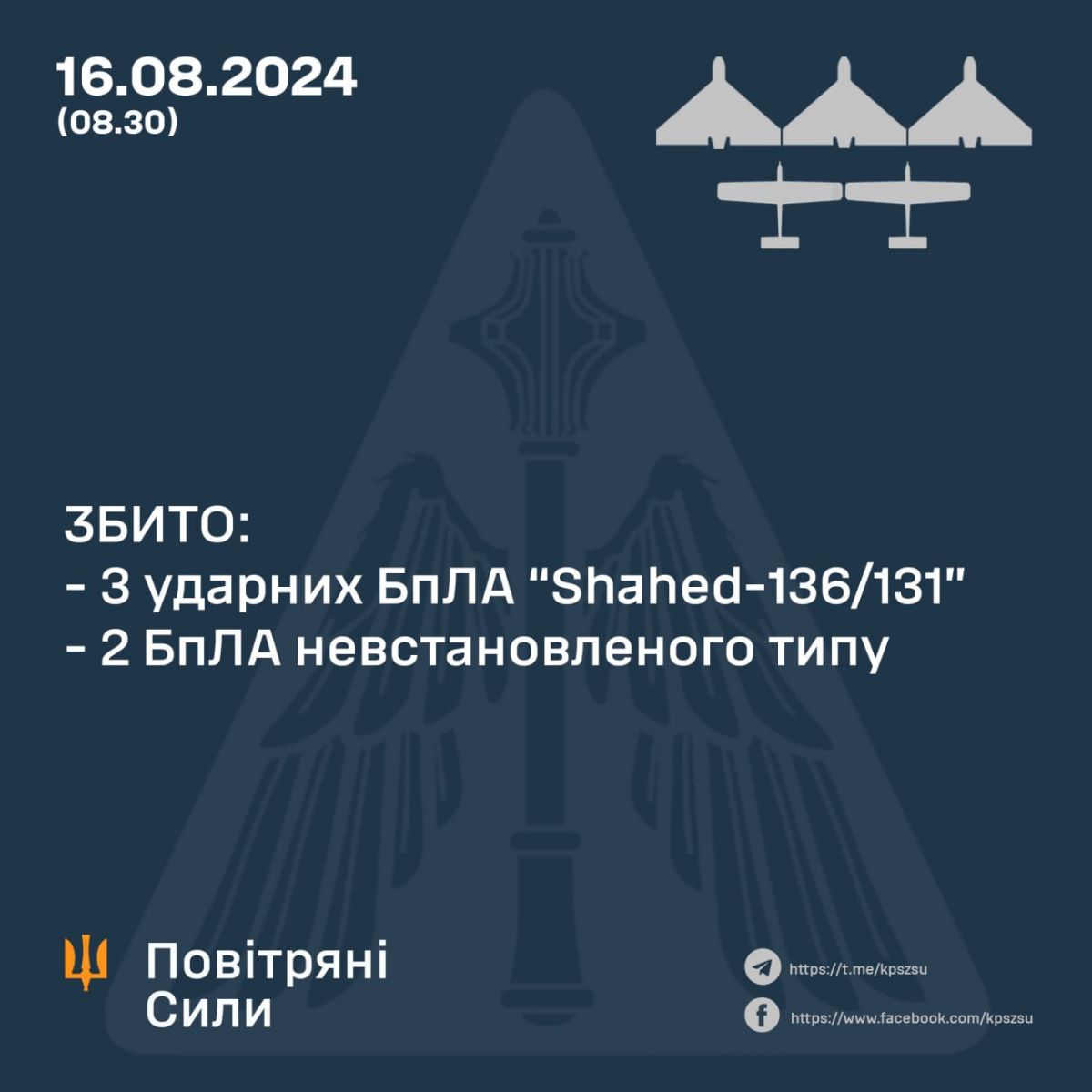 Infographics of the AFU Air Force