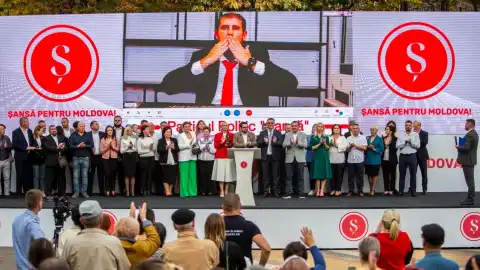 Публичное мероприятие партии Шанс (Молдова). Фото:Facebook/Partidul Politic Șansă