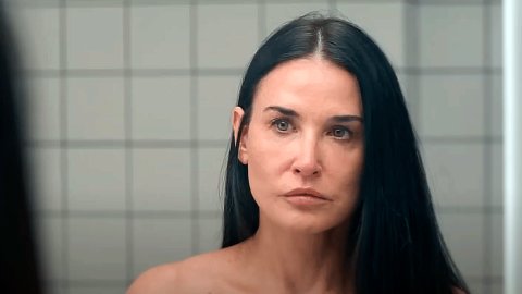 Демі Мур. Фото: кадр з фільму "Субстанція"