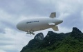An AS700 civil manned airship arrives in Guilin, south China's Guangxi Zhuang Autonomous Region. Photo by AVIC/Xinhua.