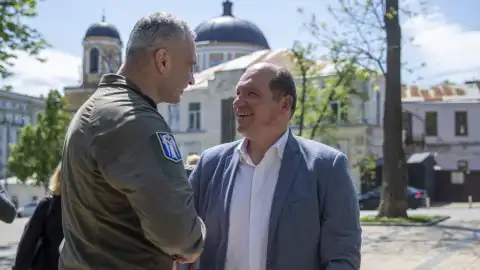 Віталій Кличко та Філіп Клоз. Фото: kyiv.klichko.org