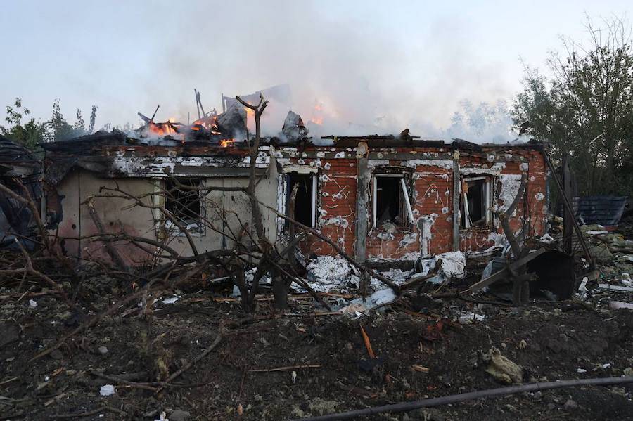 Consequences of the fire. Photo: Kharkiv Regional Military Administration