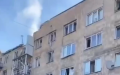 Fragments of Shahed damage apartment building In Lutsk