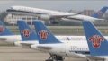 China's commercial airplane fleet. Photo by Xinhua.
