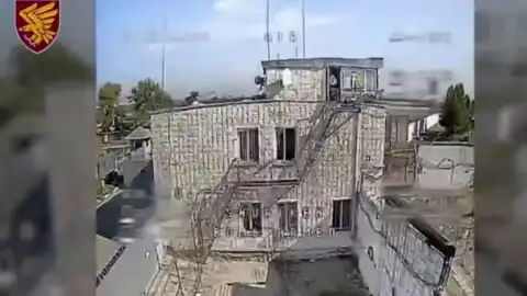 Женская колония в селе Малая Локня РФ. скриншот с видео 95 ОДШБР
