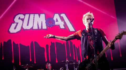 Дерик Віблі з Sum 41. Фото: Depositphotos