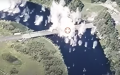 AFU show how they hit another russian crossing in Kursk Oblast