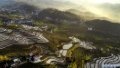 The scenery of Fengyan Terraces in Xuanwuo Township of Hanyin county, northwest China's Shaanxi Province. Photo by Xinhua/Tao Ming.