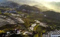 The scenery of Fengyan Terraces in Xuanwuo Township of Hanyin county, northwest China's Shaanxi Province. Photo by Xinhua/Tao Ming.