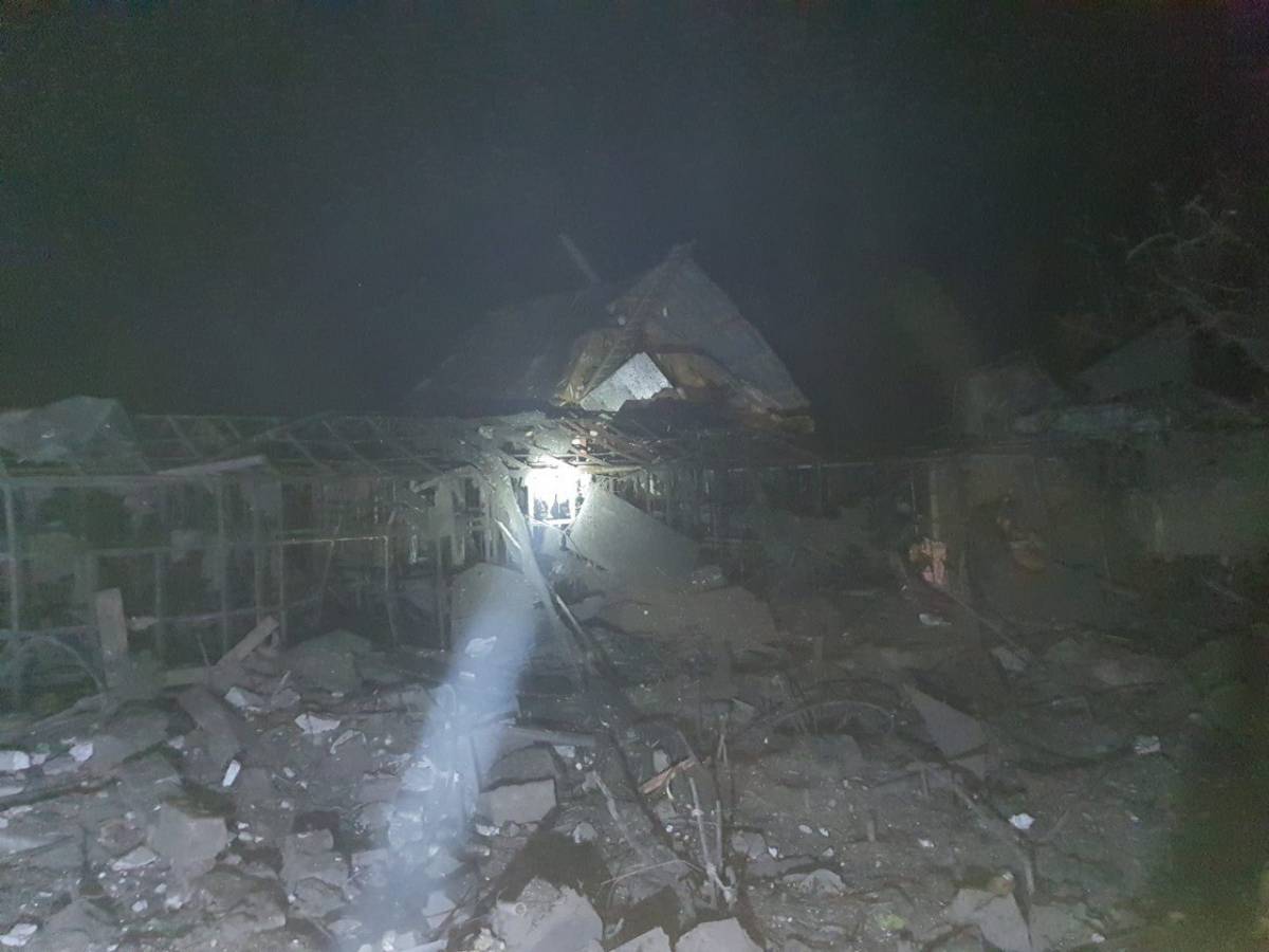 Destruction from the attack of the russian federation. Photo: Sumy Regional Military Administration