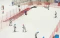 People ski at the Shanghai L+SNOW Indoor Skiing Theme Resort in Shanghai, south China. Photo by Xinhua.