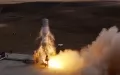 The Zhuque-3 reusable test rocket, developed by a Chinese private rocket company, LandSpace. Photo by Xinhua.